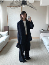 PAPERMOON PIN STRIPE PLEATE TROUSER