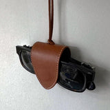 [Real Leather] ステッチクリップサングラスホルダー