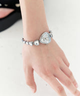 Crystal Heart Frame Watch