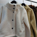 Pome high-neck fleece coat (4color)