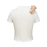13DE MARZO Doozoo Cropped Vest Top