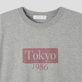 Tokyo Print Crop Short Sleeve T-shirt