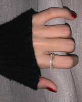 (silver925) Waterdrop cubic ring *silver