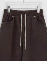 [unisex] Hillo Check Fleece Balloon Wide Brushed Pants
