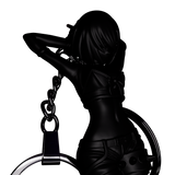 Jane Doe Keychain - Black