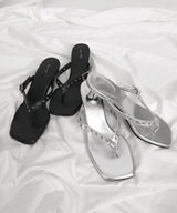 nova eyelet flip-flop (2colors)