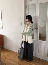 Siho Summer See-Through Tencel Cardigan