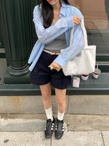 [MADE] Dears Cotton Pintuck Shorts