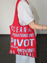BOLD TYPO SWEAT BAG