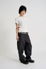 Radio raw denim pants