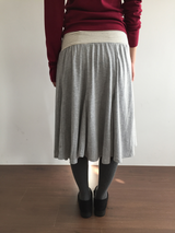 Rosé banding cutout skirt (3color)