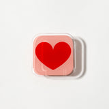 Heart Pattern Acrylic Tok