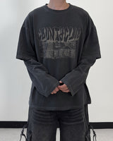 カウンティレイヤードロングスリーブTシャツ