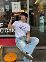 Damage iced denim pants