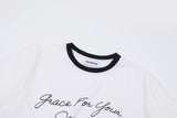 26SS★ Grace Crop Ringer Tee