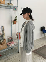 Slab Sweat 2-Way Hooded Zip Up (4c)