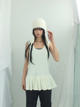 strap knit beanie