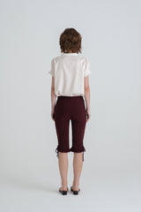 Dot button blouse_ivory