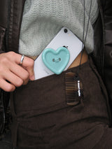 [Formica] Mint Choco Button tok (Heart), Basic