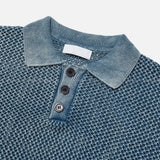 LMN Refell Pigment Washable Collar Short Sleeve Knitwear (5 colors)