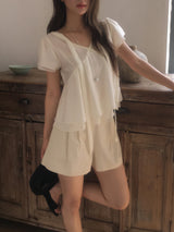 Bonjour tie blouse