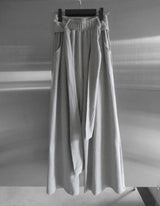 Tie Maxi Wide Sweatpants
