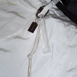 Multi knot keyring 01 [white]