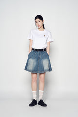 25SS WOMAN DENIM DENNIS SKIRT BLUE