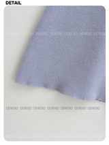 half-turtleneck slim line knitwear T-shirt