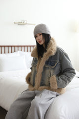 Quilted Lining) アースファーデニムジャケット