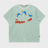 DREAM ドルフィンストライプ半袖Tシャツ