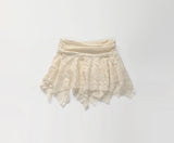 マロン レース アンバル スカート (ivory)