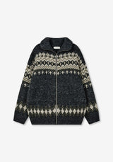 NE High Neck Nordic Zip-up