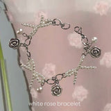 White rose bracelet