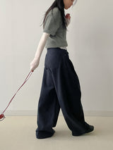 734 Peach Balloon Wide Pants