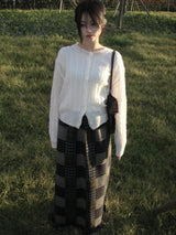 alpa cable cardigan