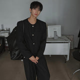 ASCLO Fancy Button Tweed Jacket (2color)