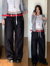 Atlas Non-fade Raw Denim Wide Pants