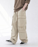 (UNISEX) Quatre Poches Wide Cargo Pants