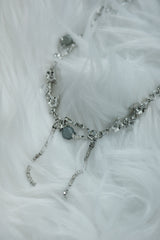 [s.steel] crystal drop chocker | 크리스탈 드롭 초커 목걸이