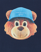 25FW 3D AC BEAR FACE SHORT SLEEVE T-SHIRT DARK NAVY