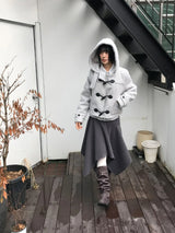 (WOOL) ブークレダッフルショートコート