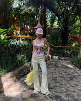 Pastel Bootcut Training Long Pants