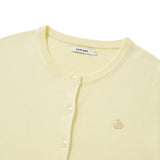 KIRSH PLAIN SOFT TOUCH CARDIGAN - IVORY 