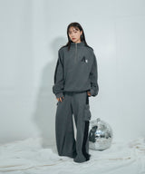 UNISEX デニムライン裏起毛パンツ