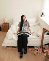 Mudeen Two-Way Wide Cotton Cargo Pants