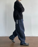 ビエリストライプデニムパンツ