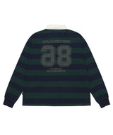98 STRIPE RUGBY L/S SHIRT GREEN