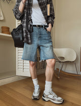 ポリー ショート バミューダ デニムパンツ
