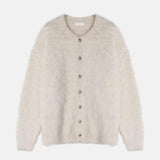 Pleddy Angora Shaggy Cardigan (3color)
